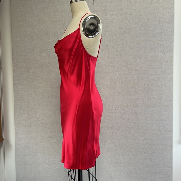 Fleur du Mal Red Cowl Neck Slip Dress - S - Picture 4 of 12